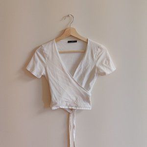 Brandy Melville Cropped Wrap Tank